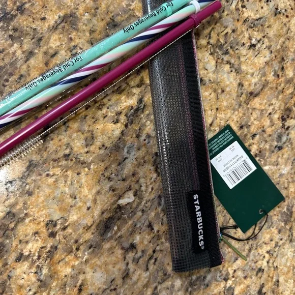 Starbucks Reusable Straw Set with Cleaning Brush - Picture 9 of 9